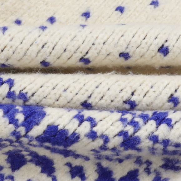 Nordic Snow Flower Knit Zip-Up - Picture 8 of 8